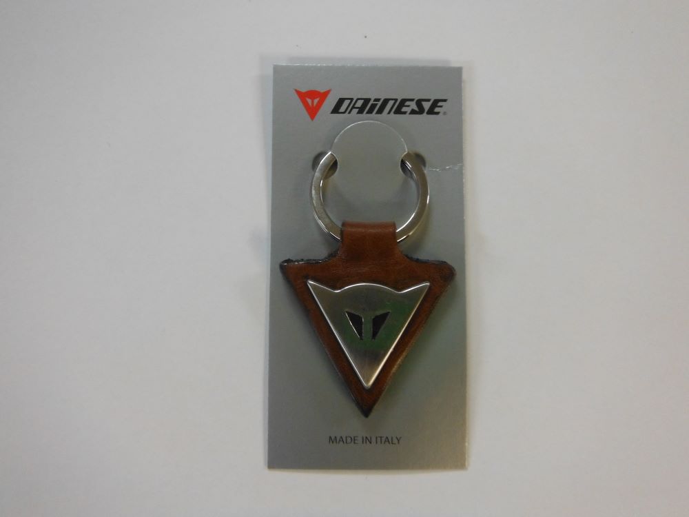 Schlüsselanhänger Daines Fox-Kopf Leder+Gummi