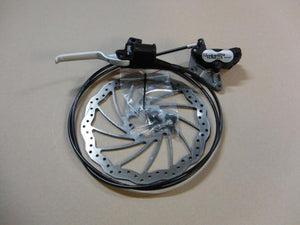 Magura Gustav M VR + HR Sätze gebraucht Hinterrad schw./silber +Adapter21