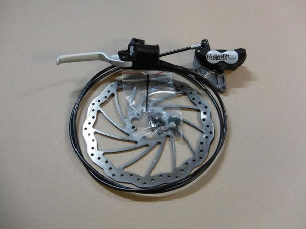 Magura Gustav M VR + HR Sätze gebraucht Hinterrad schw./silber +Adapter21
