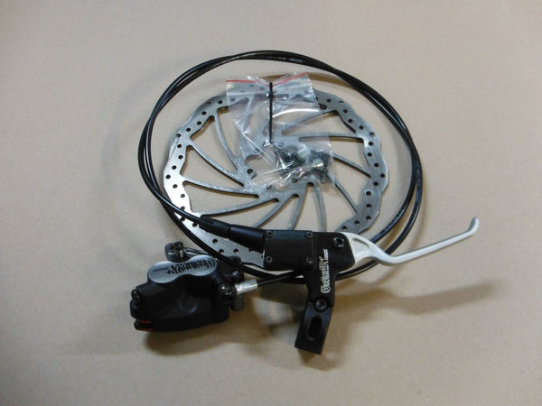 Magura Gustav M VR + HR Sätze gebraucht Vorderrad rot +210er Scheibe