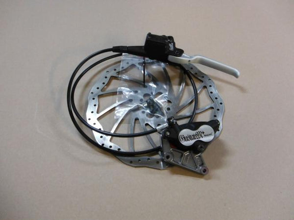 Magura Gustav M VR + HR Sätze gebraucht Vorderrad schw./ silber +Adapter 21