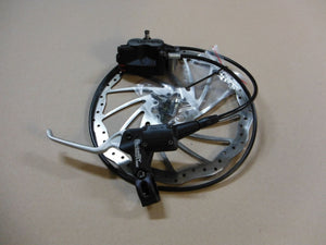 Magura Gustav M VR + HR Sätze gebraucht Vorderrad rot +210er Scheibe