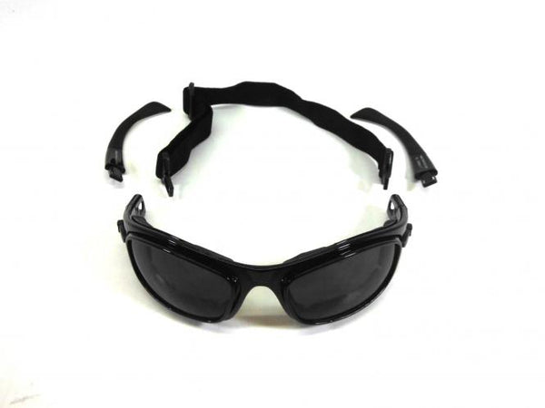 John Doe Sonnenbrille Sport mit Wechselgläser und Riemen