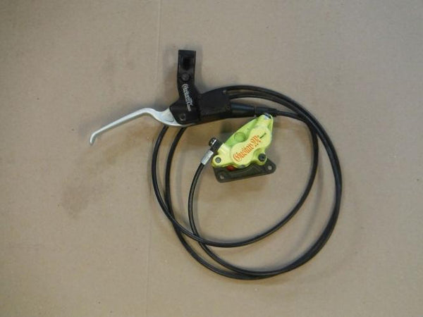 Magura Gustav M VR + HR Sätze gebraucht Hinterrad gelb