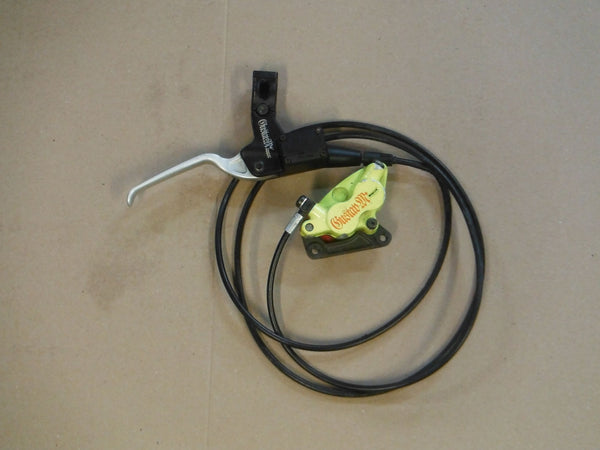 Magura Gustav M VR + HR Sätze gebraucht Hinterrad gelb