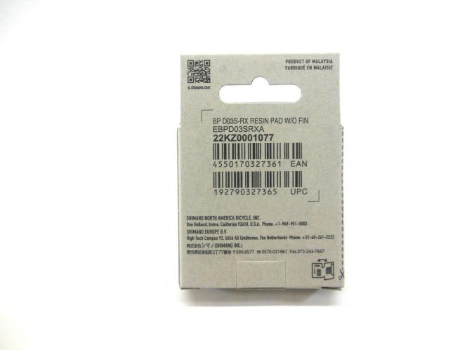 Shimano Disc Brake Pads  BP-D03S-RX