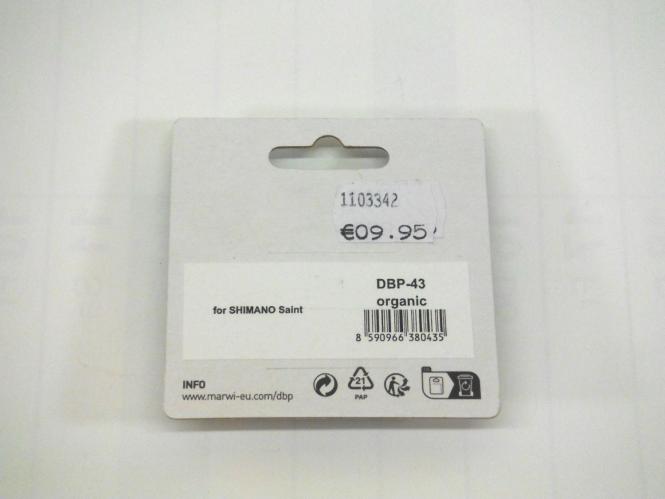 UNION DBP-43 organic für Shimano Saint