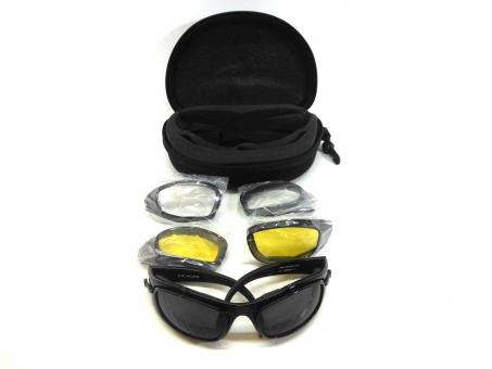 John Doe Sonnenbrille Sport mit Wechselgläser und Riemen 