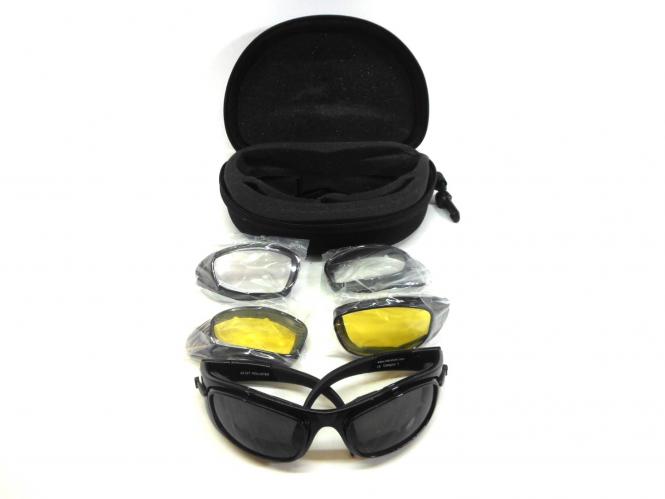 John Doe Sonnenbrille Sport mit Wechselgläser und Riemen 