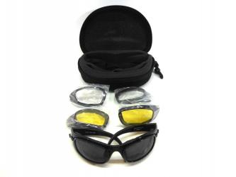 John Doe Sonnenbrille Sport mit Wechselgläser und Riemen 